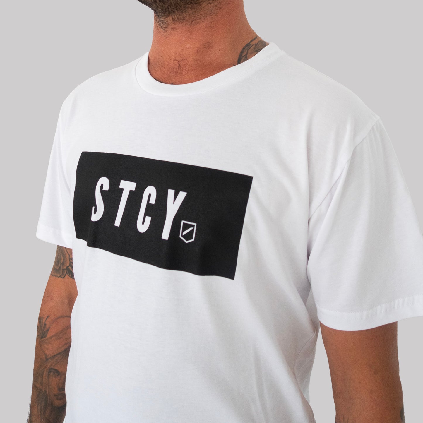 BLOCK TEE / WHITE
