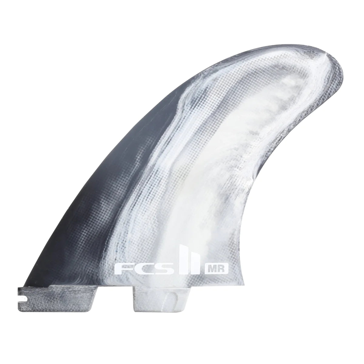 FCS II MARK RICHARDS TWIN + STABILISER BLACK / WHITE FINS