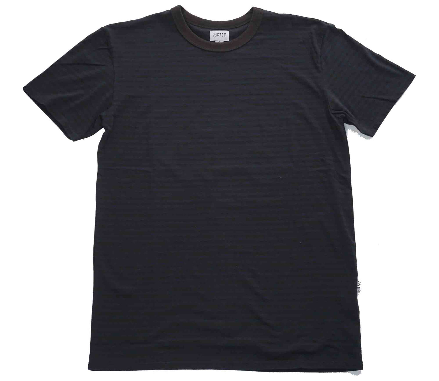 MINI FEEDER STRIPE TEE - BLACK / NAVY
