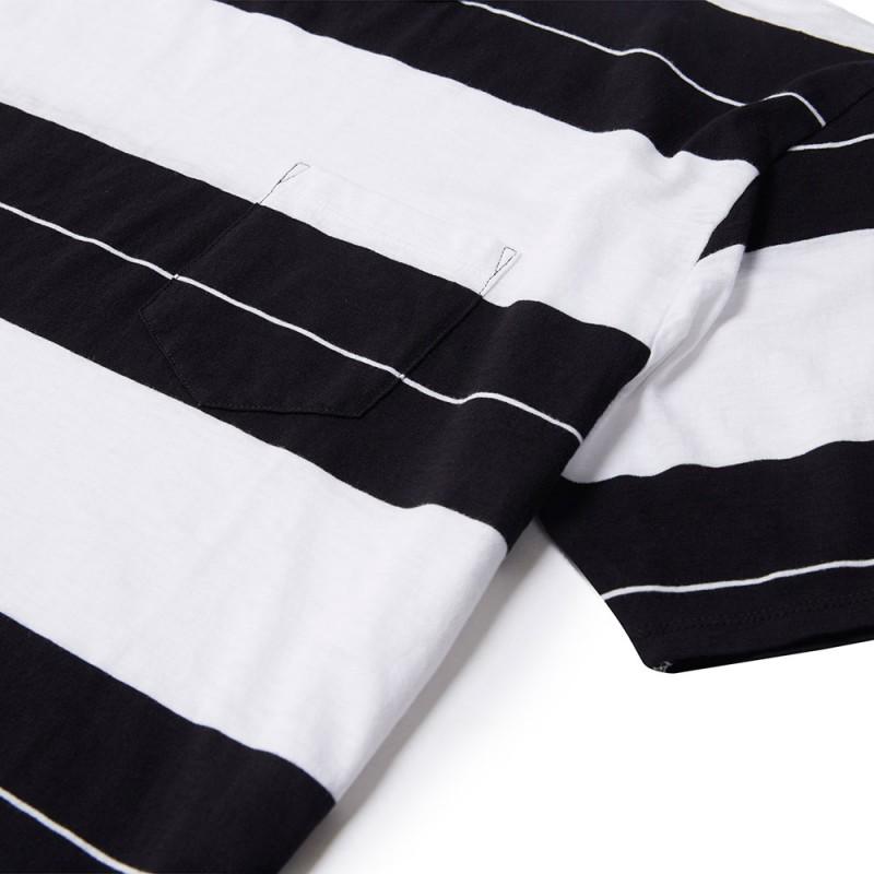 Stacey Striped Tee - Black and White
