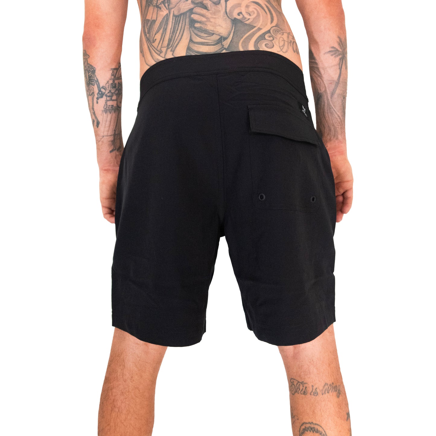 CREW BOARDSHORT - BLACK