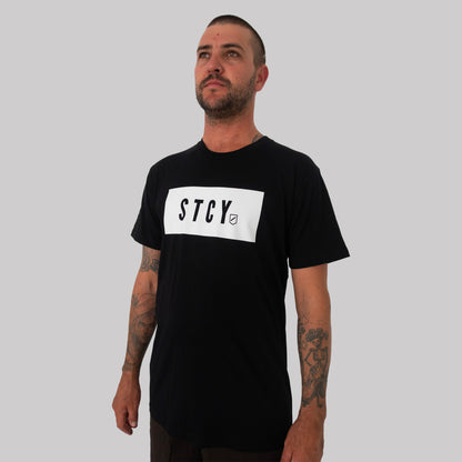 BLOCK TEE / BLACK