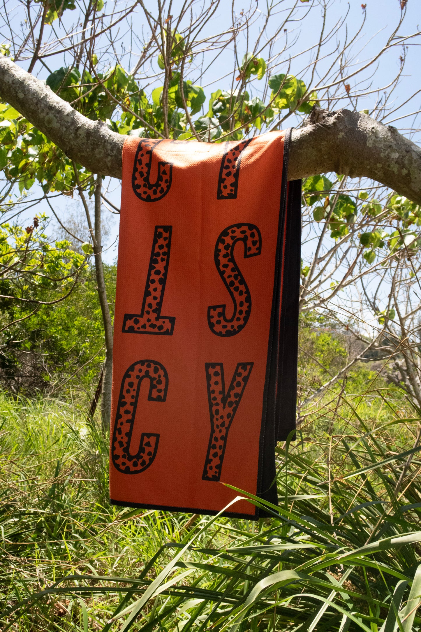 GLAM ROCK BEACH TOWEL - ORANGE