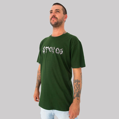 KRYPTIC TEE - FOREST GREEN