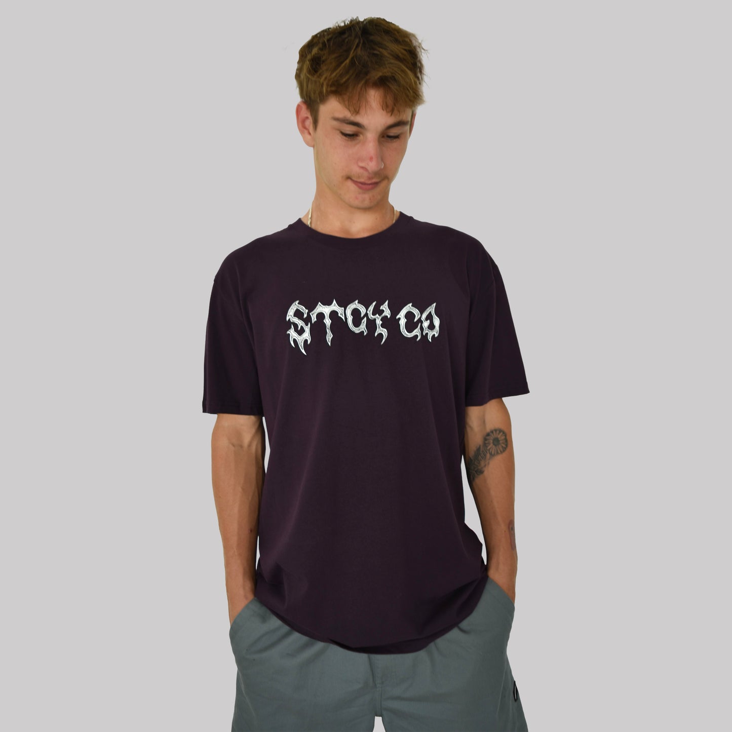 KRYPTIC TEE / PLUM