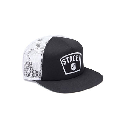 BIG PATCH TRUCKER - BLACK / WHITE