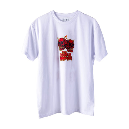 DOUBLE FEATURE TEE - WHITE