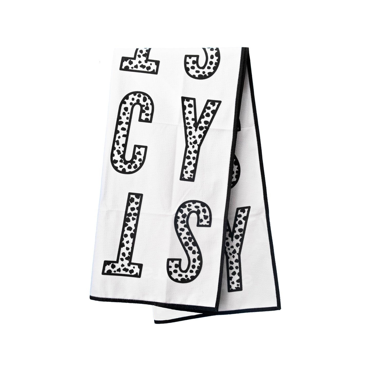 GLAM ROCK BEACH TOWEL - WHITE