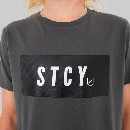 BLOCK TEE / COAL