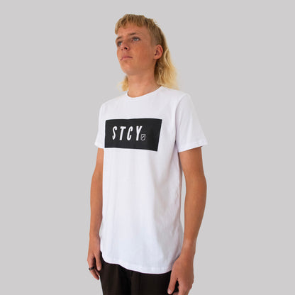 BLOCK TEE - WHITE