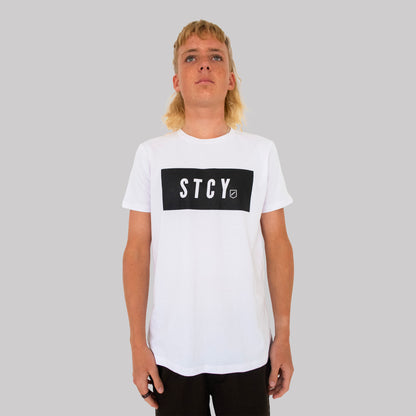 BLOCK TEE - WHITE