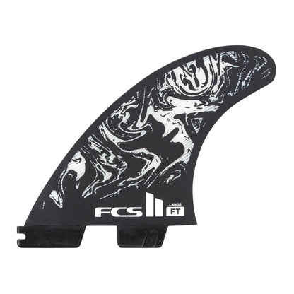 FCS II FILIPE TOLEDO MEDIUM BLACK/WHITE TRI FINS