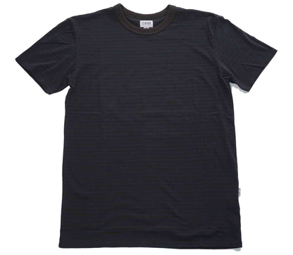 MINI FEEDER STRIPE TEE - BLACK / NAVY