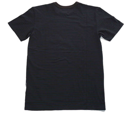 MINI FEEDER STRIPE TEE - BLACK / NAVY