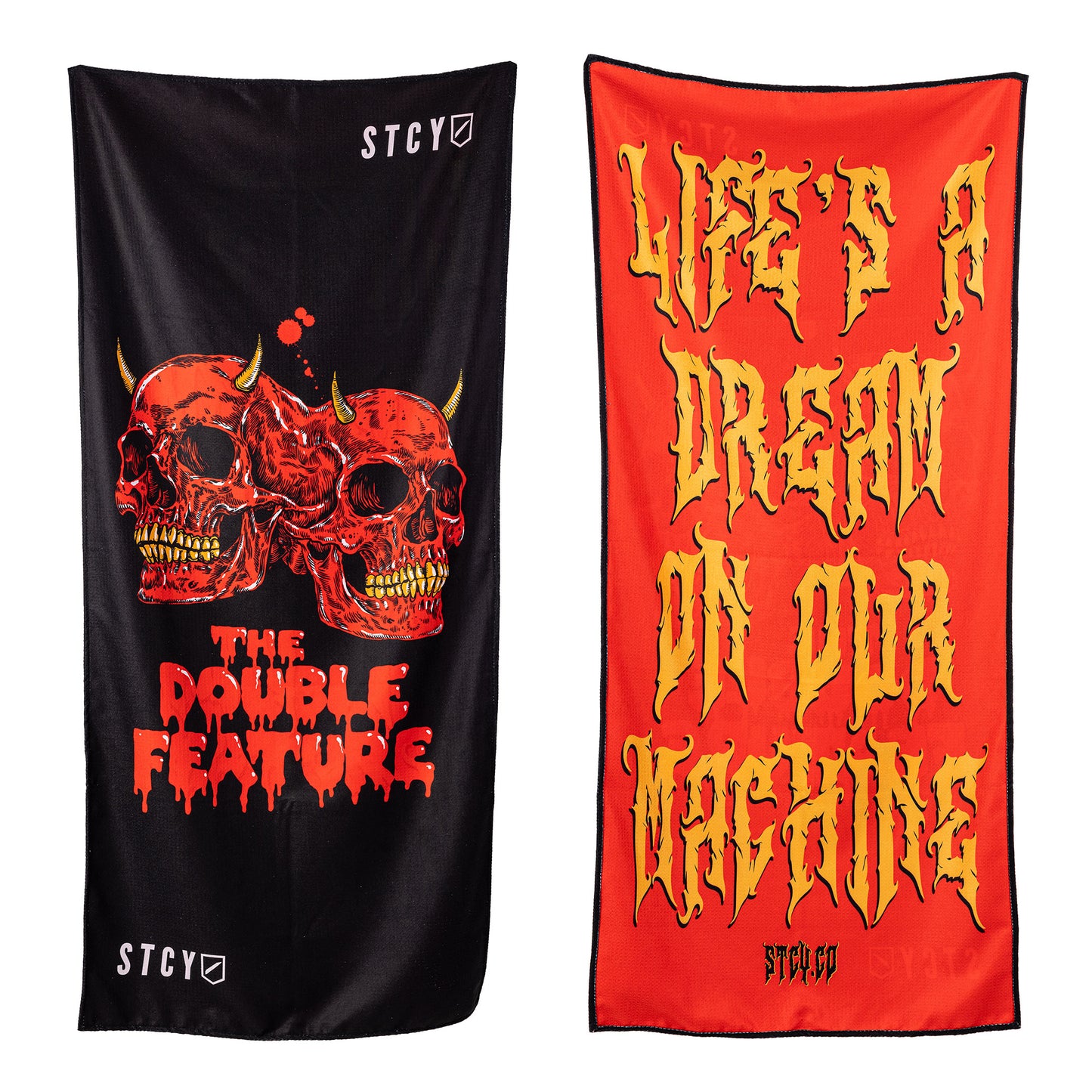 DOUBLE FEATURE BEACH TOWEL