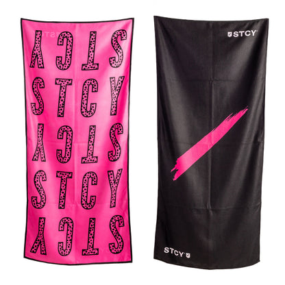 GLAM ROCK BEACH TOWEL - PINK