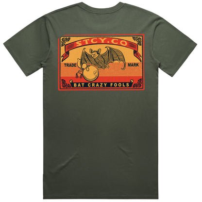 BAT CRAZY TEE - ARMY