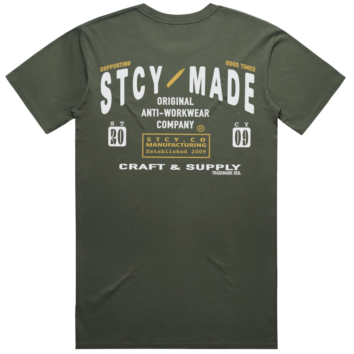 STCY MADE TEE - ARMY