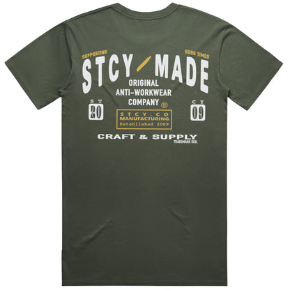 STCY MADE TEE - ARMY