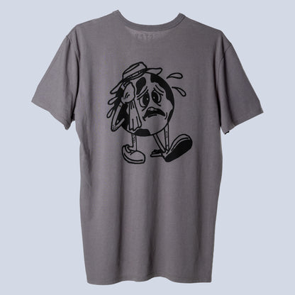 WARM WORLD TEE - ASPHALT
