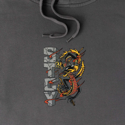 SHAOLIN HOODIE - ASPHALT