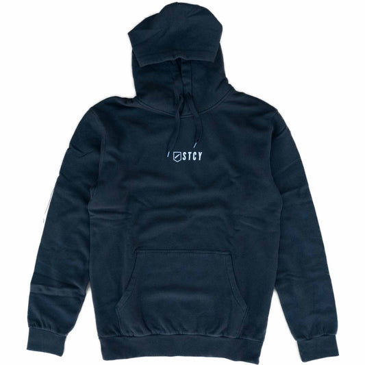SLAPPY SMALL LOGO HOOD - BLACK