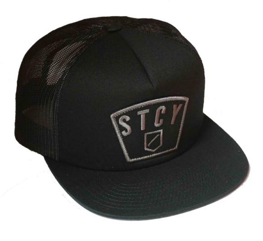 BIG PATCH TRUCKER - BLACK