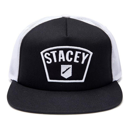 Stacey Big Patch Trucker - Black/White