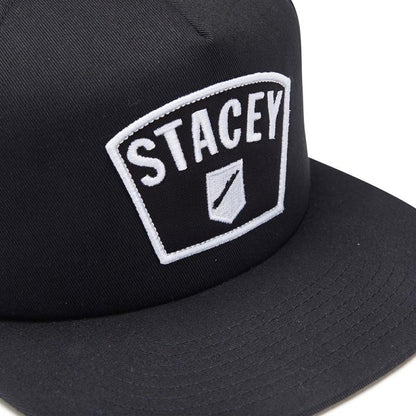 Stacey Big Patch Trucker - Black/White