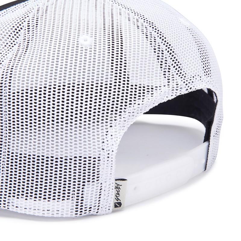 Stacey Big Patch Trucker - Black/White