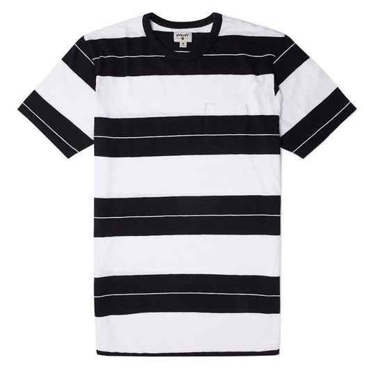 Stacey Striped Tee - Black and White