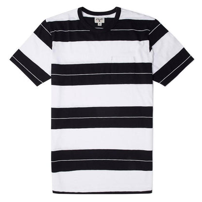 Stacey Striped Tee - Black and White