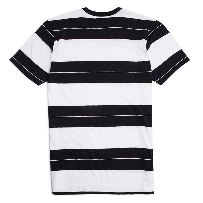 Stacey Striped Tee - Black and White