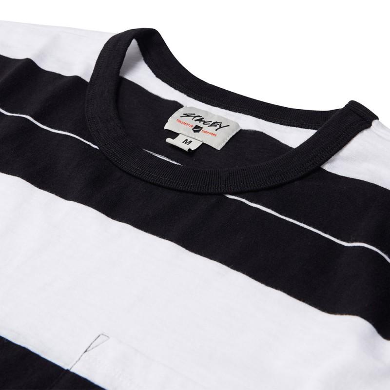 Stacey Striped Tee - Black and White